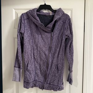 Zella Purple Asymmetrical Zip-Front Women's Jacket